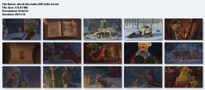 Shrek The halls thumbnails